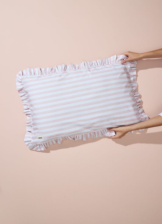 Fronha com Babado - Listrado Pétalas