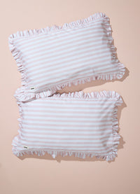 Fronha com Babado - Listrado Pétalas