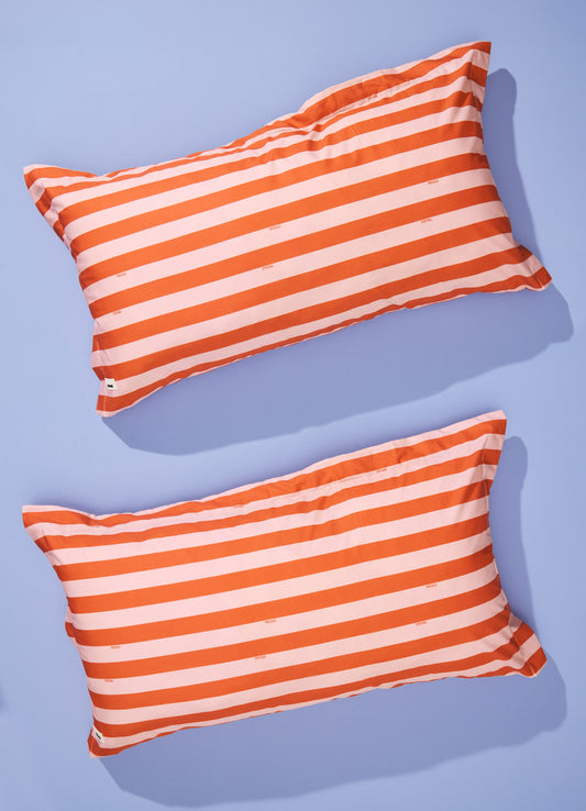 Fronha King - Listrado Coral