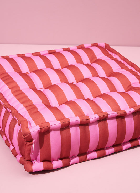 Futon Turco - Listrado Rosa do Deserto