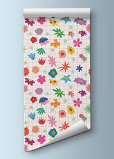 Papel de Parede Infantil - Jardim da Vovó Off