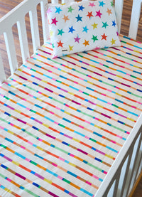 Jogo de Cama Berço Duo - Lápis de Colorir