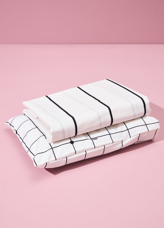 Jogo de Cama Berço Duo - Listrado Onyx