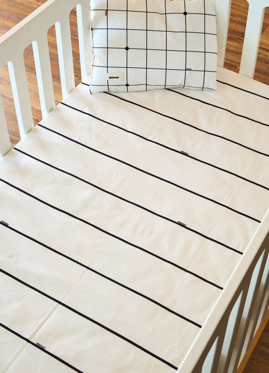 Jogo de Cama Berço Duo - Listrado Onyx