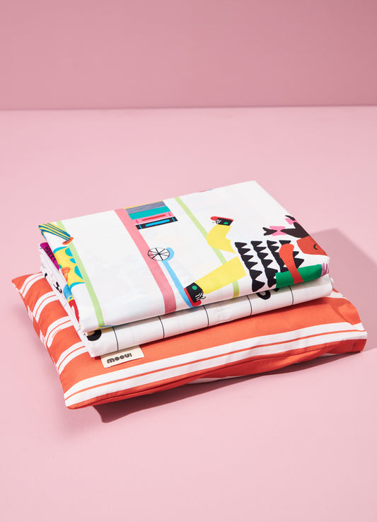 Jogo de Cama Berço Trio - Histórias de Ninar