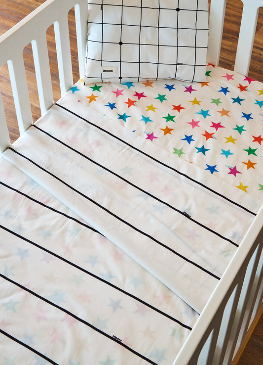 Jogo de Cama Berço Trio - Listrado Onyx