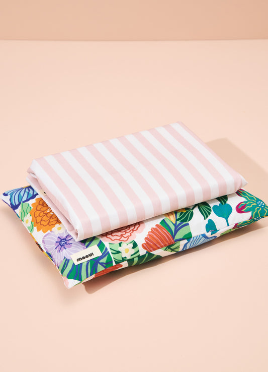 Jogo de Cama Berço Duo - Canteiro de Flores