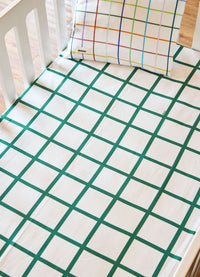 Jogo de Cama Berço Duo -  Grid Ondinhas