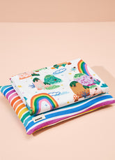 Jogo de Cama Berço Duo - Listrado Rainbow