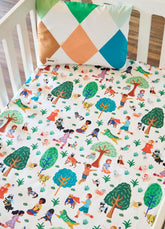 Jogo de Cama Berço Duo - Pipa Arlequim