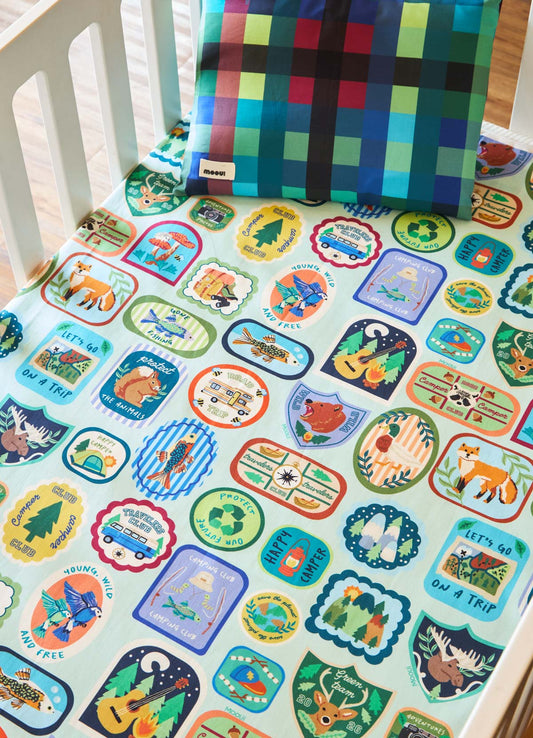 Jogo de Cama Berço Duo -  Xadrez Aventura