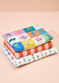 Jogo de Cama Berço Trio - Caminho Floral