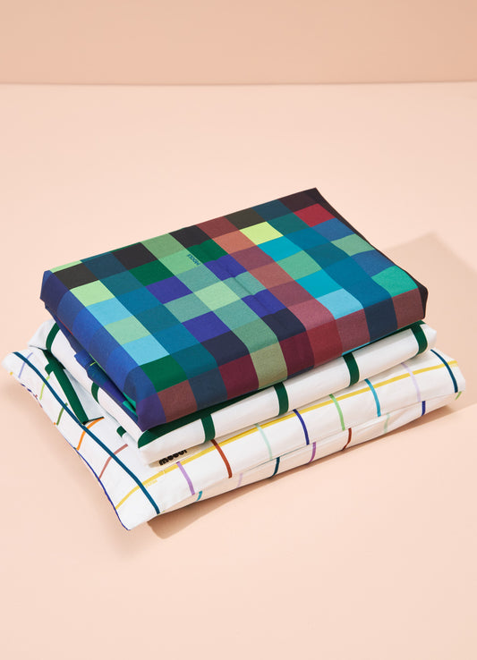 Jogo de Cama Berço Trio -  Grid Ondinhas