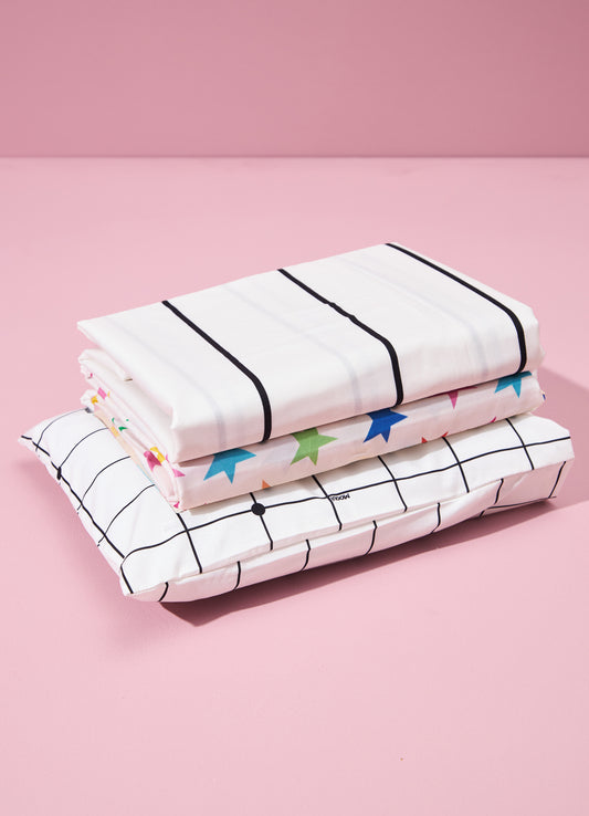 Jogo de Cama Berço Trio - Listrado Onyx