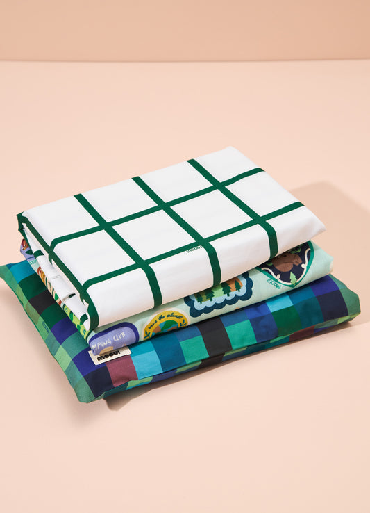 Jogo de Cama Berço Trio -  Xadrez Aventura