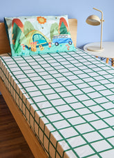 Jogo de Cama Infantil Duo - Acampar e Pescar