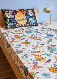 Jogo de Cama Infantil Duo - Aventura Cósmica