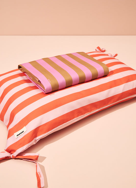 Jogo de Cama Infantil Duo - Listrado Coral