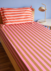 Jogo de Cama Infantil Duo - Listrado Coral