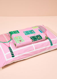 Jogo de Cama Infantil Duo - Tenis Club Rosa