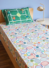 Jogo de Cama Infantil Duo - Tenis Clube Verde