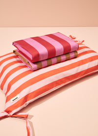 Jogo de Cama Infantil Trio - Listrado Coral
