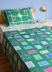 Jogo de Cama Infantil Trio - Tenis Clube Verde