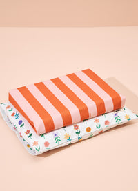 Jogo de Cama Berço Duo - Caminho Floral