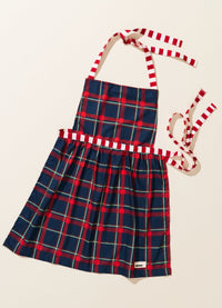 Kit Avental Franzido - Tartan Inverno Vitoriano