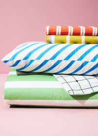 Kit Cama Completo Solteiro - Listrado Campo