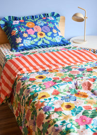 Kit Cama Completo Solteiro - Canteiro de Flores