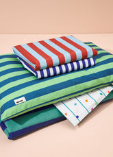 Kit Cama Completo Solteiro - Listrado Pantanal