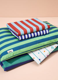Kit Cama Completo Solteiro - Listrado Pantanal