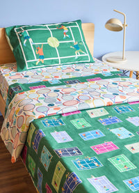 Kit Cama Completo Solteiro – Tenis Clube Verde