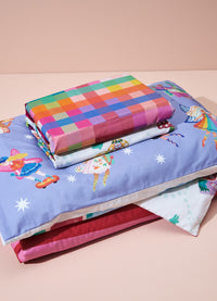 Kit Cama Completo Solteiro - Vila das Fadas