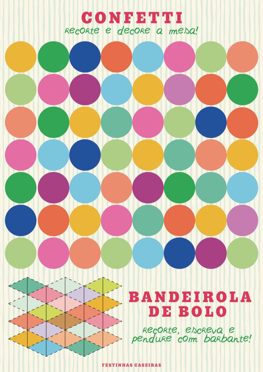 bandeirola de bolo
