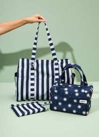 Kit Praia - Listrado Azul