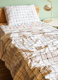 Kit Cama Completo Solteiro - Listrado Onyx