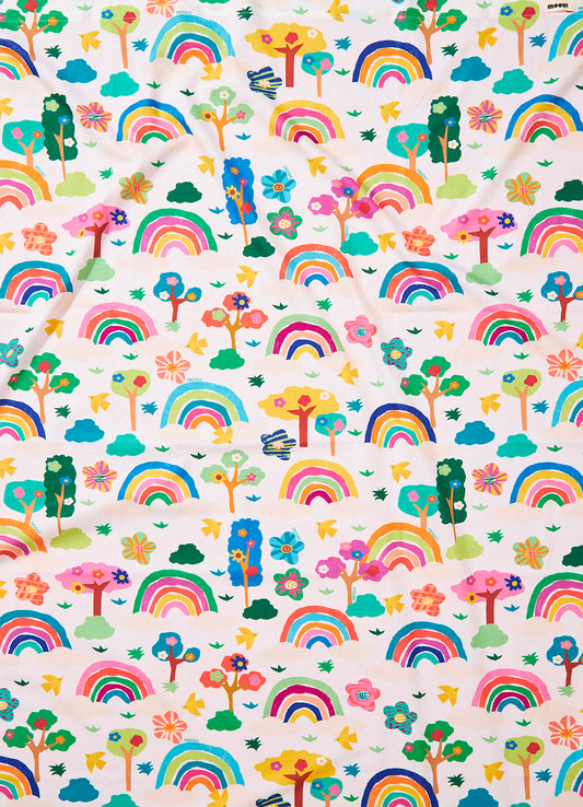 Lençol de Elástico Infantil - Arco-íris do Bem