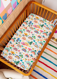 Lençol de Elástico Infantil - Arco-íris do Bem