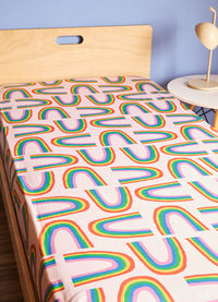 Lençol de Cima Infantil - Arco-íris das Fadas