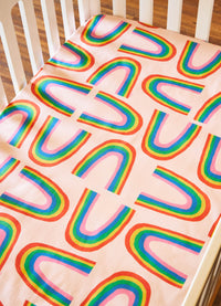 Lençol de Cima Infantil - Arco-íris das Fadas