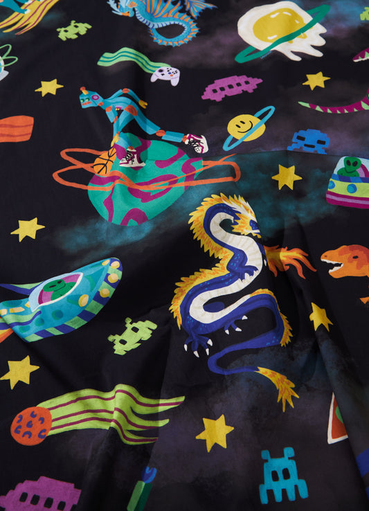 Lençol de Cima Infantil - Aventura Cósmica