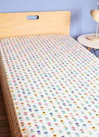 Lençol de Elástico Infantil - Caminho Floral