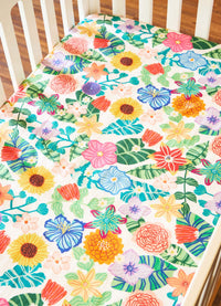 Lençol de Cima Infantil - Canteiro de Flores