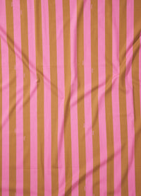 Lençol de Cima Infantil - Listrado Flor de Cacau