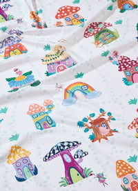Lençol de Cima Infantil - Vila Das Fadas