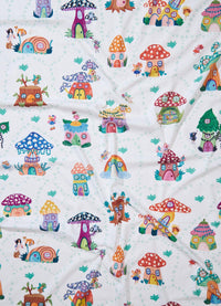 Lençol de Cima Infantil - Vila Das Fadas