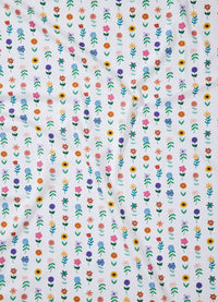 Lençol de Elástico Infantil - Caminho Floral