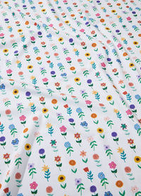 Lençol de Elástico Infantil - Caminho Floral